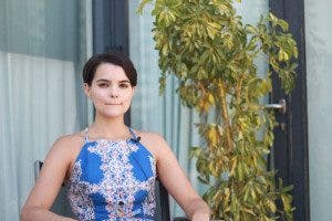 Brianna Hildebrand en una entrevista