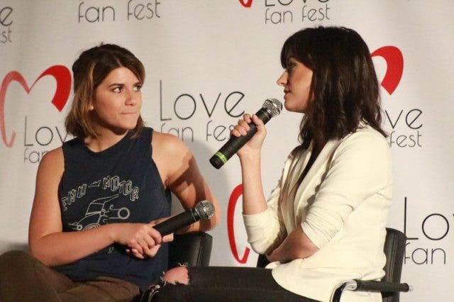 Natasha Negovanlis y Elise Bauman LoveFanFest 2018