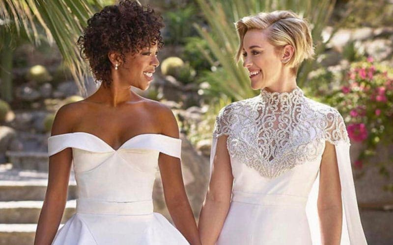 Samira Wiley y Lauren Morelli boda