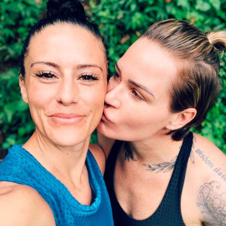 Ali Krieger y Ashlyn Harris pareja lésbica