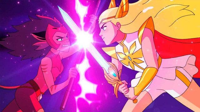 Catradora luchando