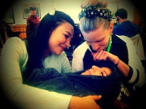 Naya Rivera, Heather Morris y Vanessa Lengies