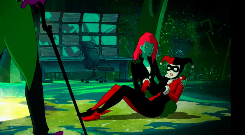 Poison Ivy salva a Harley Quinn