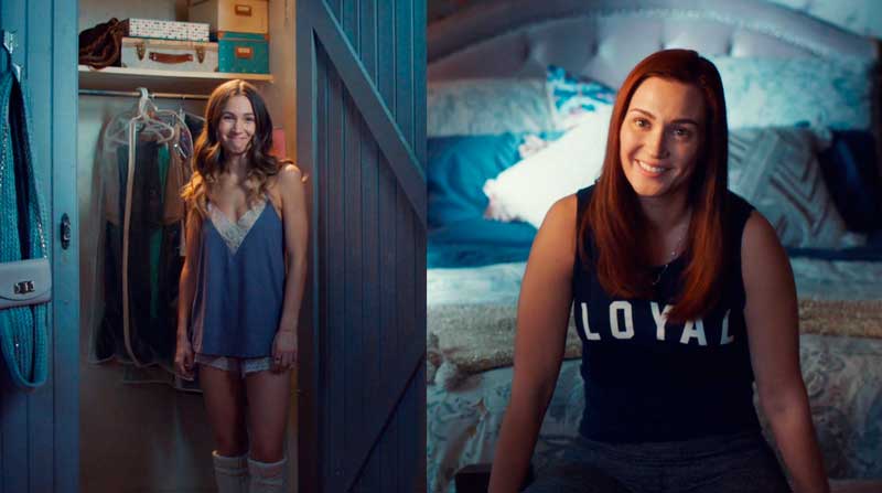 Waverly y Nicole sonriendo