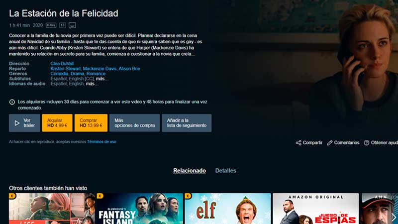 La estación de la felicidad Amazon Prime