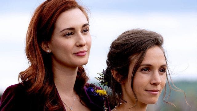 Wayhaught el día de su boda