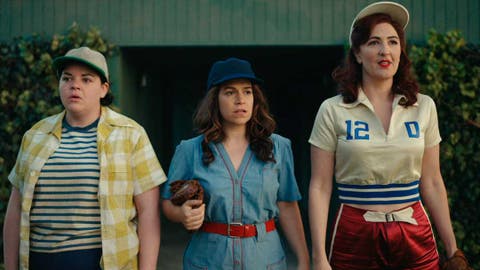 Jo, Carson y Greta en A League of Their Own