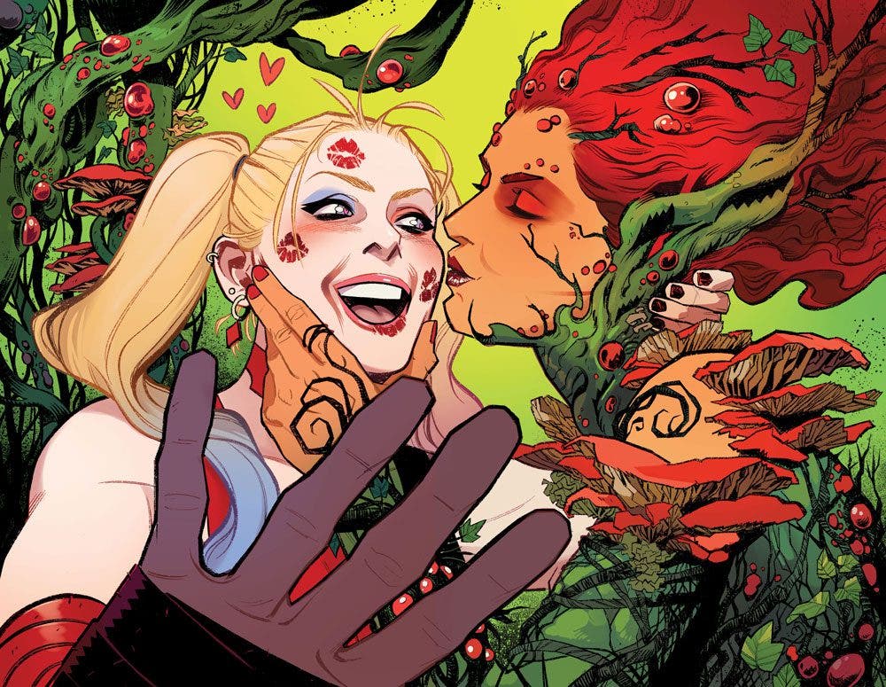 Portada combinada de Harley Quinn y Poison Ivy