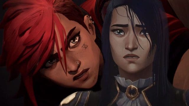 Vi y Caitlyn en Arcane